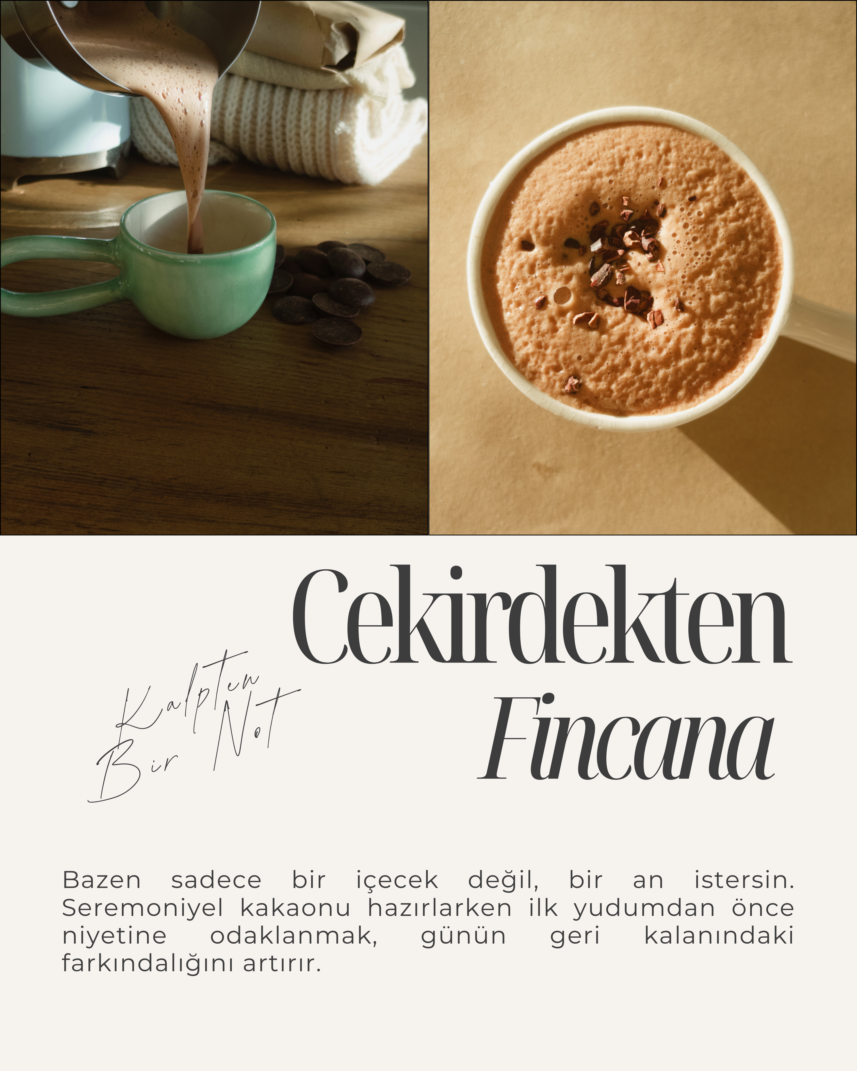 Seremoniyel Kakao Deneyim Seti - %100 Ham Kakao 3'lü Set