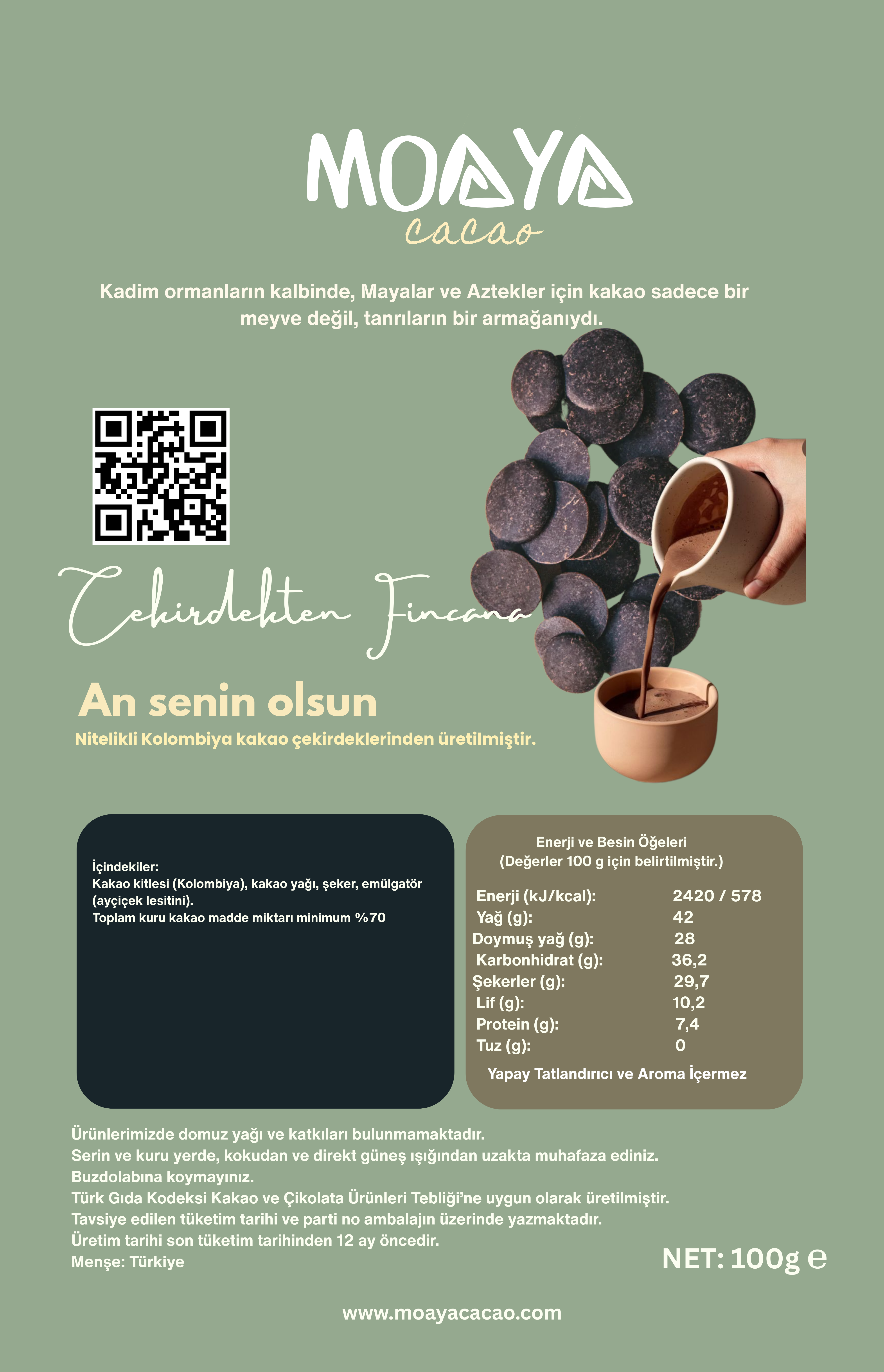 Kolombiya Nitelikli Sıcak Çikolata