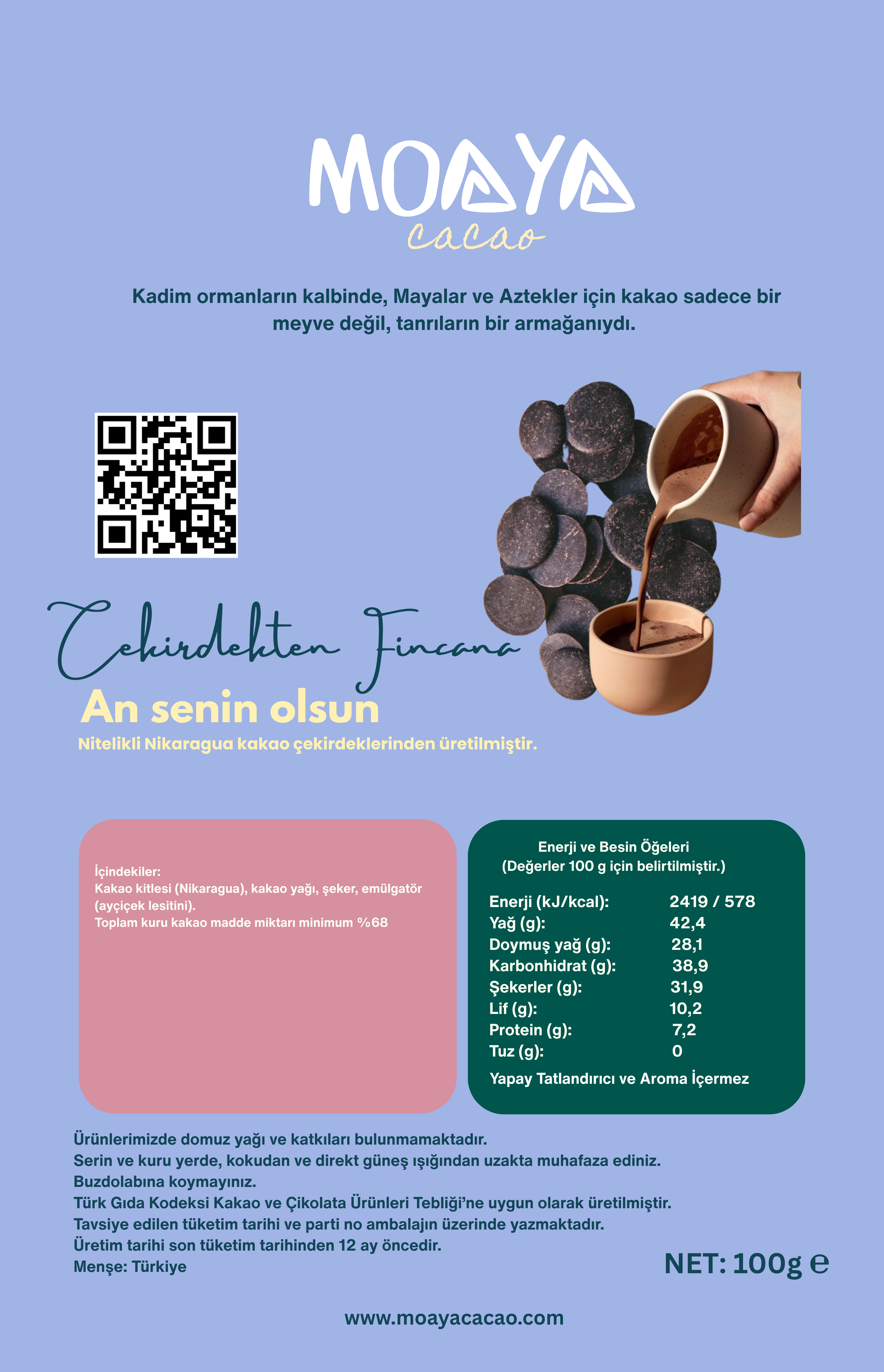 Nikaragua Nitelikli Sıcak Çikolata